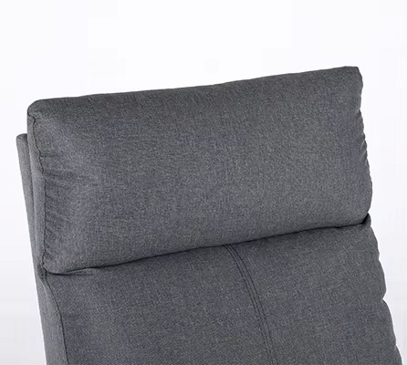 Relaxační polohovací TV křeslo CALMO — látka, šedá