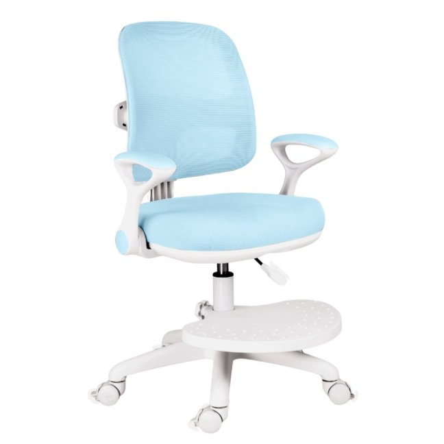 Dětská rostoucí židle Neoseat JUNI 020 — látka, pratelný potah, modrá
