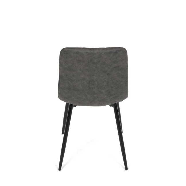 Jídelní židle THEO III — kov, látka vintage, více barev - Barevné varianty židle THEO III: Černá