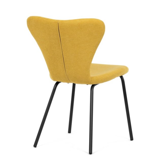 Jídelní židle JULES — kov, látka, více barev - Barevné varianty jídelní židle JULES: Světle šedá