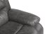 Relaxační polohovací TV křeslo HAVEN — látka, šedá, nosnost 130 kg