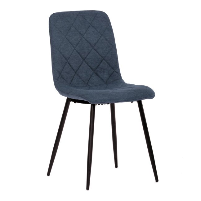 Jídelní židle LONA — kov, látka, černá / více barev - Barevné varianty židle LONA: Hnědá