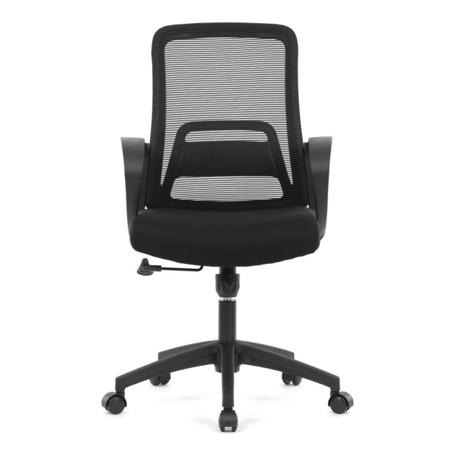 Kancelářská otočná židle NERO — látka, černá