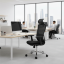 Kancelářská ergonomická židle Neoseat TASCO — síť / látka, černá, nosnost 150 kg