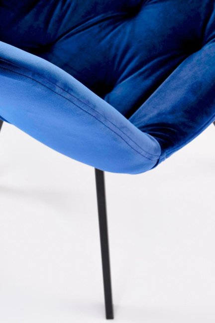 Jídelní otočná židle ROSITA — kov, látka, černá / více barev