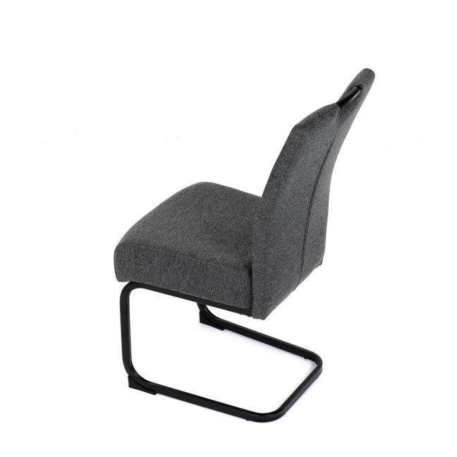 Jídelní židle MARLENE — kov, látka, více barev - Barevné varianty jídelní židle MARLENE: Šedá