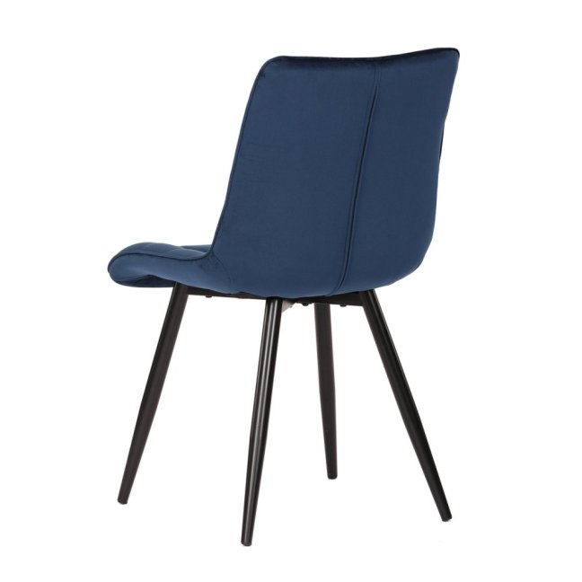 Jídelní židle STELLA — kov, samet, více barev - Barevné varianty jídelní židle STELLA: Modrá