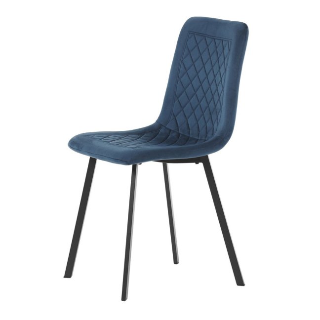 Jídelní židle PAIGE — kov, samet, více barev