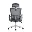 Kancelářská ergonomická židle Neoseat NOVELO — síť / látka, černá, nosnost 150 kg