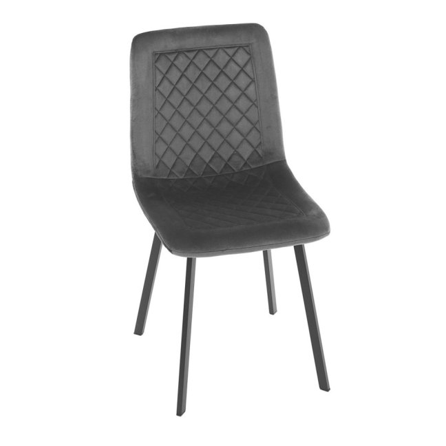 Jídelní židle PAIGE — kov, samet, více barev