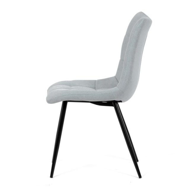 Jídelní židle MONDE — kov, látka, více barev - Barevné varianty jídelní židle MONDE: Stříbrná