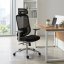Kancelářská ergonomická židle Neoseat ALLY WHITE — černá / bílá, nosnost 150 kg