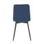 Jídelní židle THEO II — kov, samet, více barev - Barevné varianty židle THEO II: Modrá