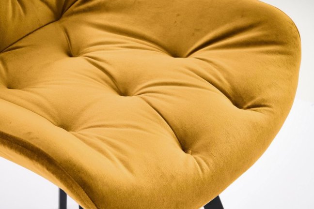 Jídelní otočná židle ROSITA — kov, látka, černá / více barev