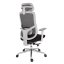 Kancelářská ergonomická židle Neoseat ALLY WHITE — černá / bílá, nosnost 150 kg