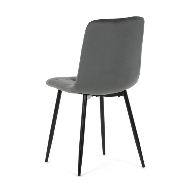 Jídelní židle THEO II — kov, samet, více barev - Barevné varianty židle THEO II: Modrá