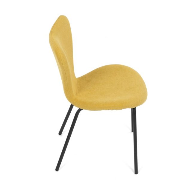 Jídelní židle JULES — kov, látka, více barev - Barevné varianty jídelní židle JULES: Světle šedá