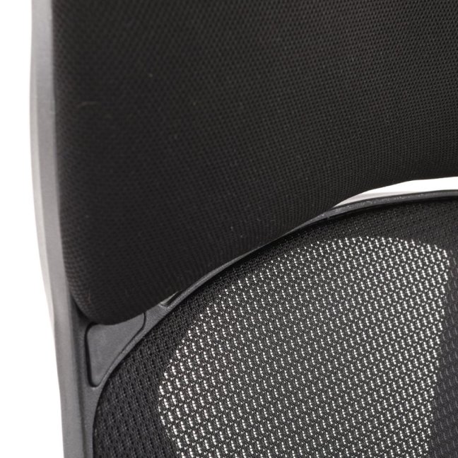 Kancelářské křeslo RUPERT — síť / látka, černá