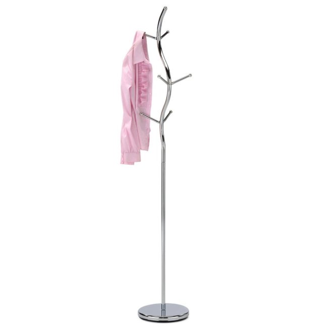 Stojanový věšák JUNIPER — kov, chrom