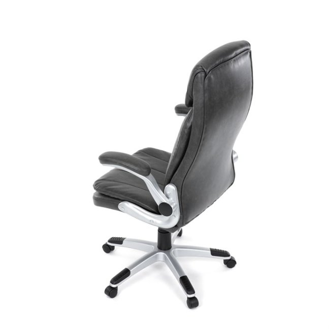 Kancelářské křeslo KURO — ekokůže, šedá