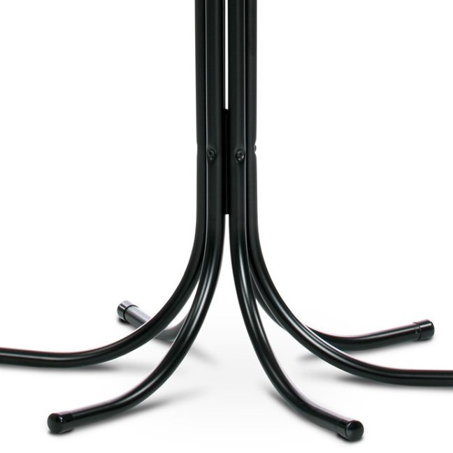 Stojanový věšák MEDUSA — kov, černá