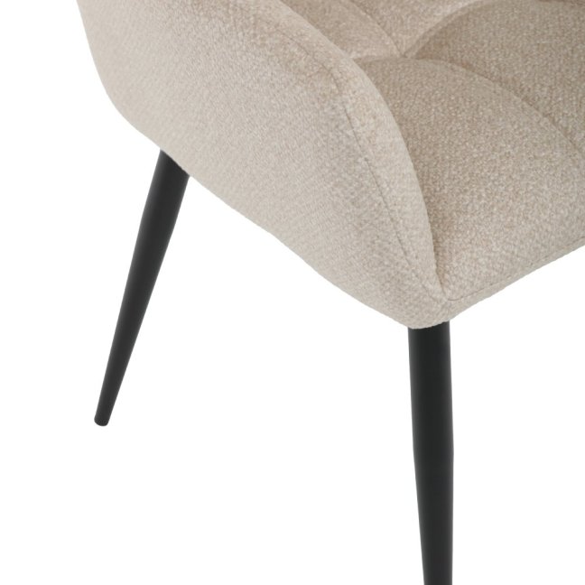 Jídelní křeslo LYON — kov, látka, více barev - Barevné varianty jídelního křesla LYON: Tmavě šedá