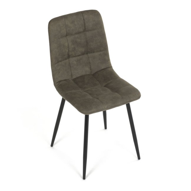 Jídelní židle THEO III — kov, látka vintage, více barev - Barevné varianty židle THEO III: Černá
