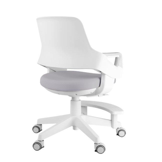 Dětská rostoucí židle Neoseat KIDDY FIVE — látka, pratelný potah, šedá