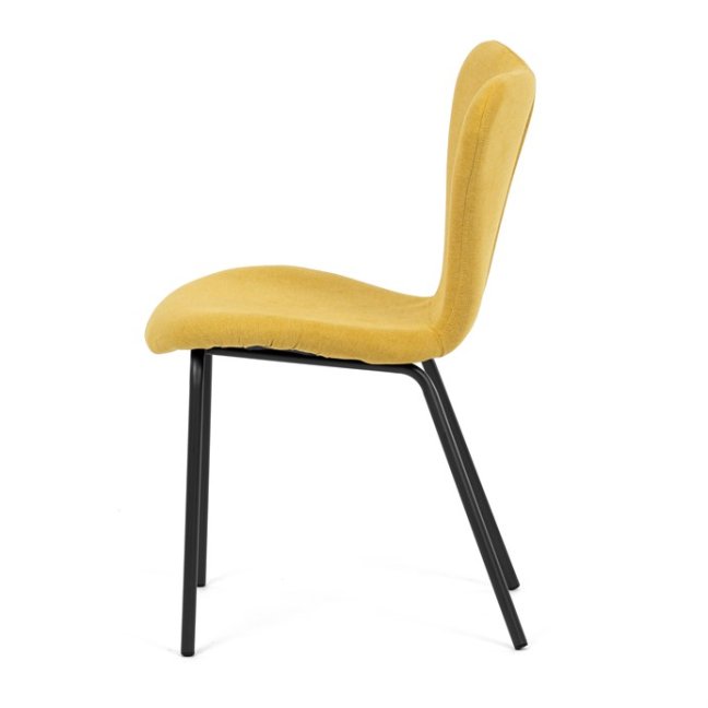 Jídelní židle JULES — kov, látka, více barev - Barevné varianty jídelní židle JULES: Světle šedá