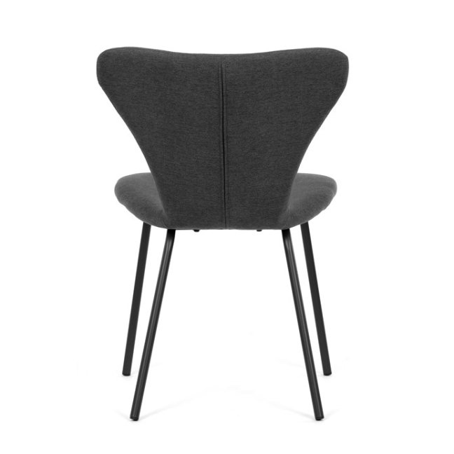 Jídelní židle JULES — kov, látka, více barev - Barevné varianty jídelní židle JULES: Světle šedá