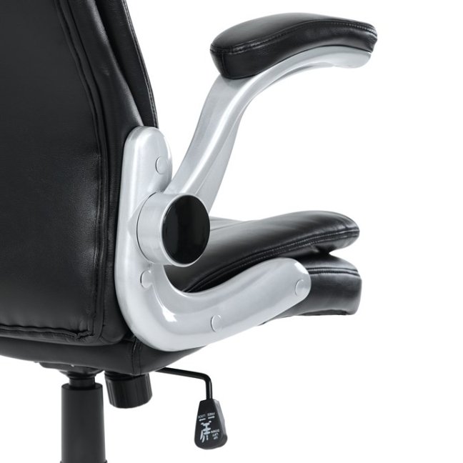 Kancelářské křeslo KURO — ekokůže, černá