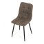 Jídelní židle THEO III — kov, látka vintage, více barev - Barevné varianty židle THEO III: Černá