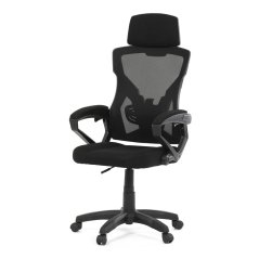 Kancelářská otočná židle SANTOS — látka, černá