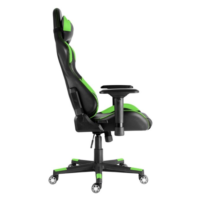 Herní židle Racing Pro ZK-012 — ekokůže, černá / zelená