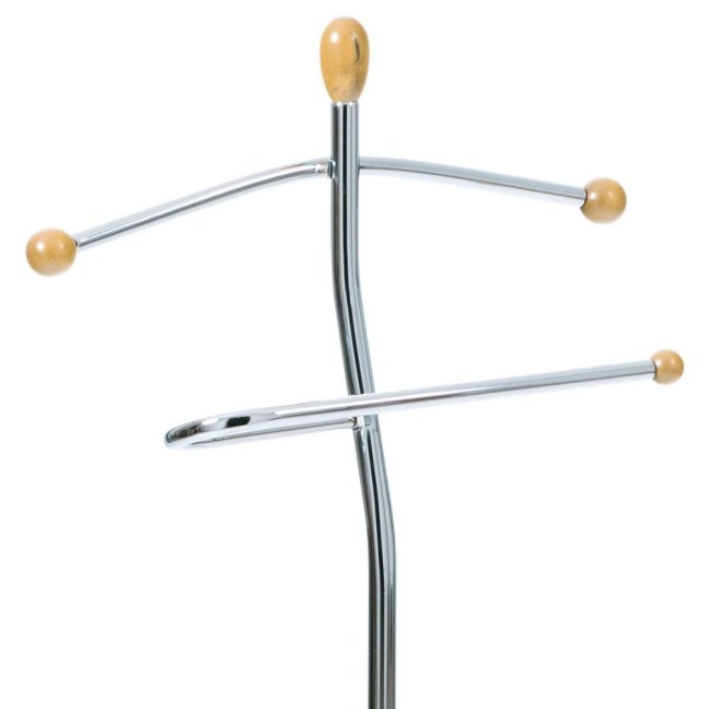 Němý sluha RYAN — kov, masiv, chrom / přírodní