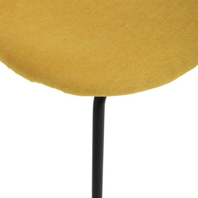 Jídelní židle JULES — kov, látka, více barev - Barevné varianty jídelní židle JULES: Světle šedá