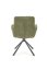 Jídelní otočné křeslo KORNY — kov, látka, více barev - Barevné varianty jídelní křesla KORNY: Olivová
