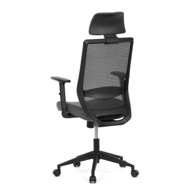 Kancelářská ergonomická židle SENA — látka, černá