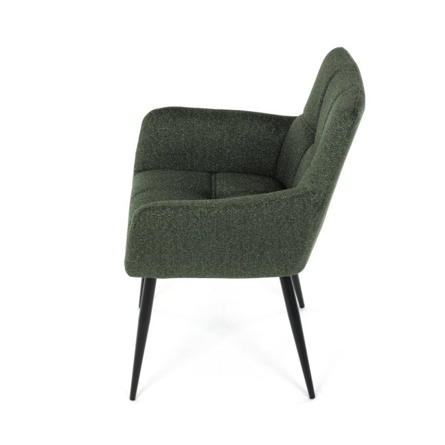 Jídelní křeslo LYON — kov, látka, více barev - Barevné varianty jídelního křesla LYON: Tmavě šedá