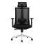 Kancelářská ergonomická židle Neoseat SABRINA — síť / látka, černá, nosnost 150 kg