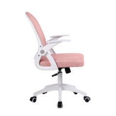 Dětská otočná židle Neoseat JUNI 011 — látka, růžová