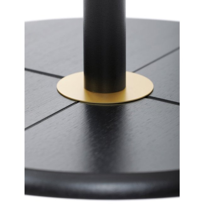 Stojanový věšák TRUDI — masiv, černá