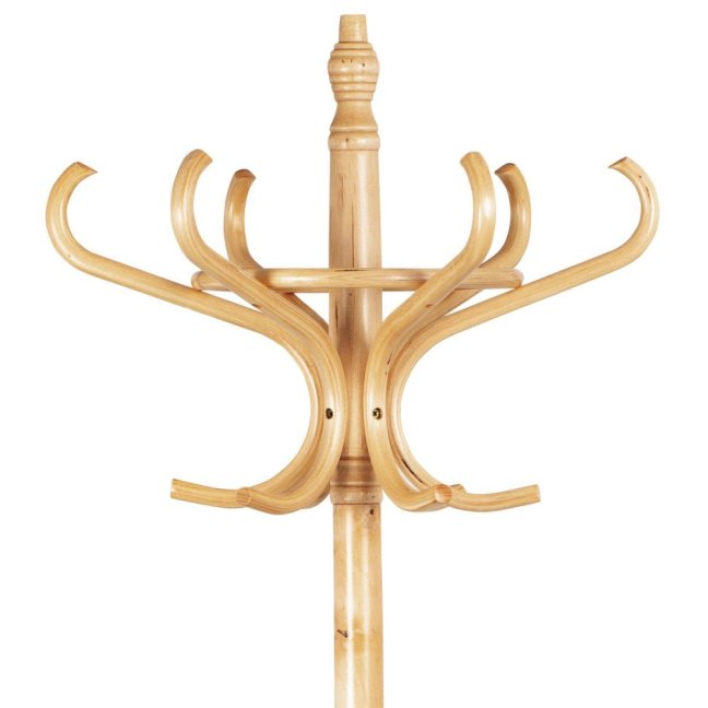 Stojanový věšák HERMES II — masiv, přírodní