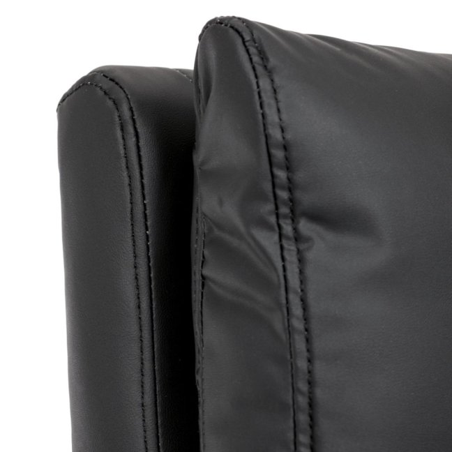 Kancelářské křeslo PEDRO — ekokůže, černá