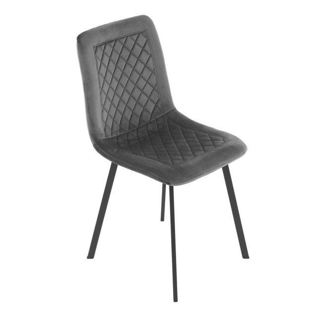 Jídelní židle PAIGE — kov, samet, více barev