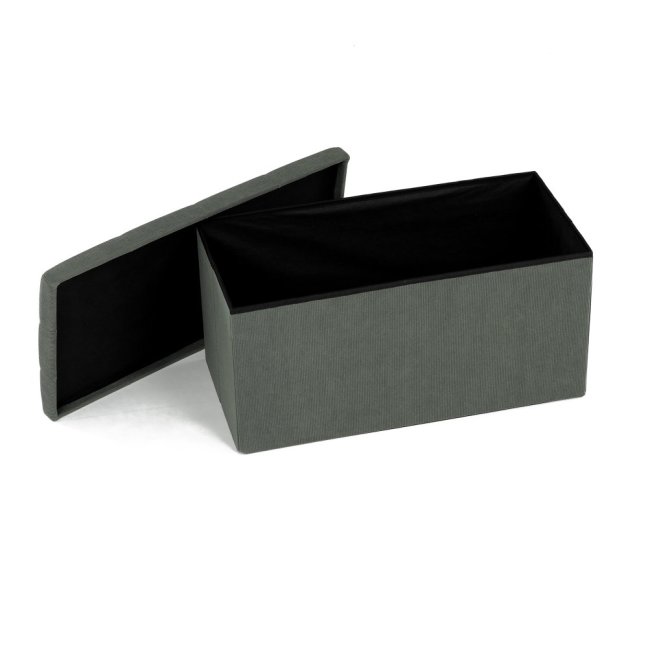 Taburet AFRODITE s úložným prostorem — manšestr, více barev