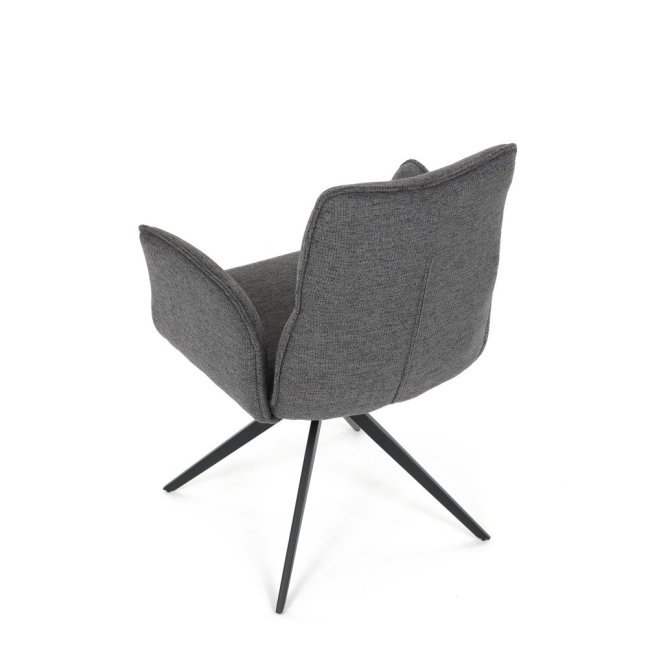 Jídelní otočné křeslo AMALI — kov, látka, více barev