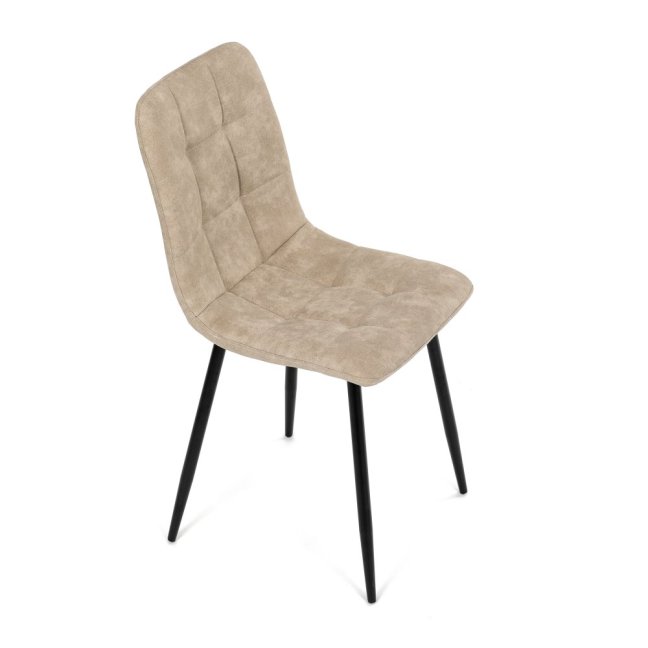 Jídelní židle THEO III — kov, látka vintage, více barev - Barevné varianty židle THEO III: Černá