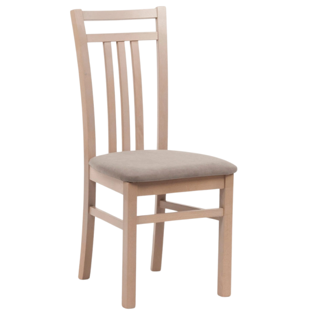 Jídelní čalouněná židle LOTY — masiv, látka, více barev - Moření jídelní židle: Třešeň, Barva čalounění látkou VELVET: Velvet terracotta 44