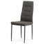 Jídelní židle LALI — kov, látka, šedá